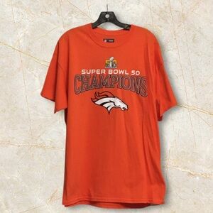 NFL Super Bowl 50 Champions Orange Tee new with tag